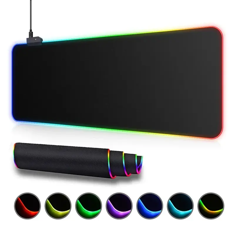 Tapis de Souris XXL RGB - Rétroéclairé & Étanche