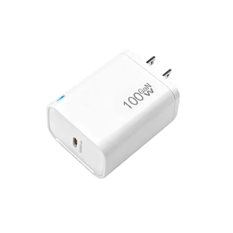 TE-PD46 GaN 100W PD 45W Fully Compatible Protocol Charger,US Plug(White)