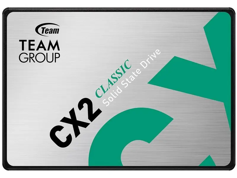 TeamGroup CX2 512GB 2.5" SATA III SSD — 3D NAND, SLC Cache, 530MB/s