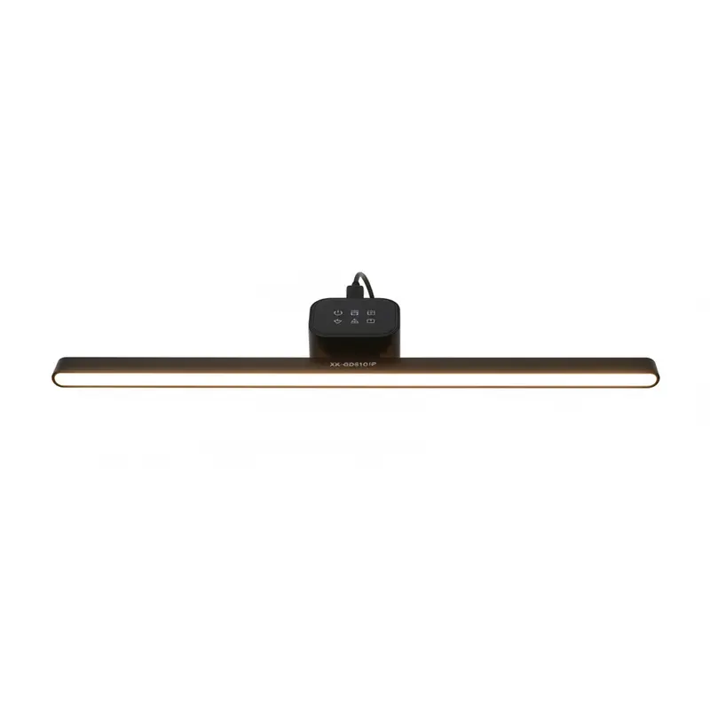 TechUtile Lampe Bureau Écran LED Anti-Scintillement 3 Couleurs USB Noire