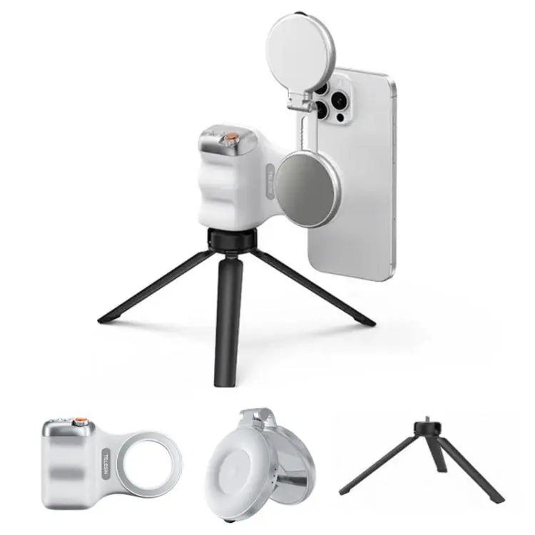 TELESIN Magnetic Phone Mounting Aid Photography Handle Remote Control Assistant, Spec
