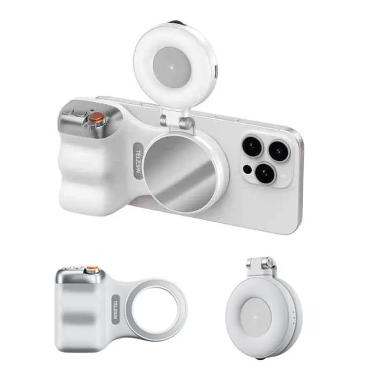 TELESIN Magnetic Phone Mounting Aid Photography Handle Remote Control Assistant, Spec