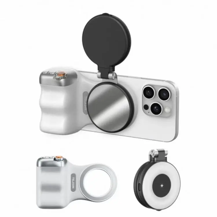 TELESIN Magnetic Phone Mounting Aid Photography Handle Remote Control Assistant, Spec