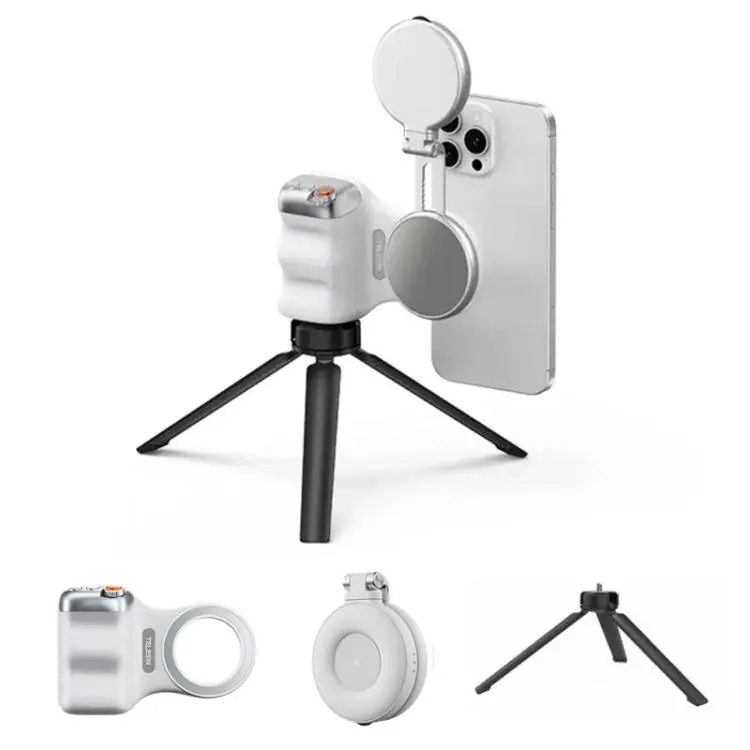 TELESIN Magnetic Phone Mounting Aid Photography Handle Remote Control Assistant, Spec