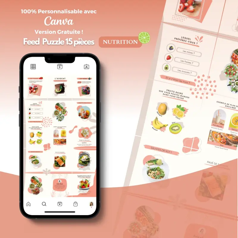 Templates PLR Instagram Nutrition