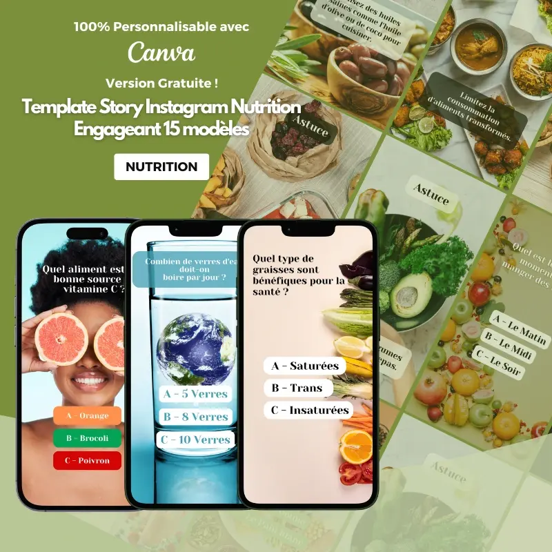 Templates PLR Instagram Story Nutrition