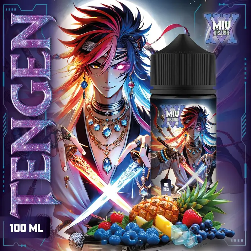 Tengen 100ml MIV by Made in Vape - Fruits Rouges, Framboise Bleue & Ananas
