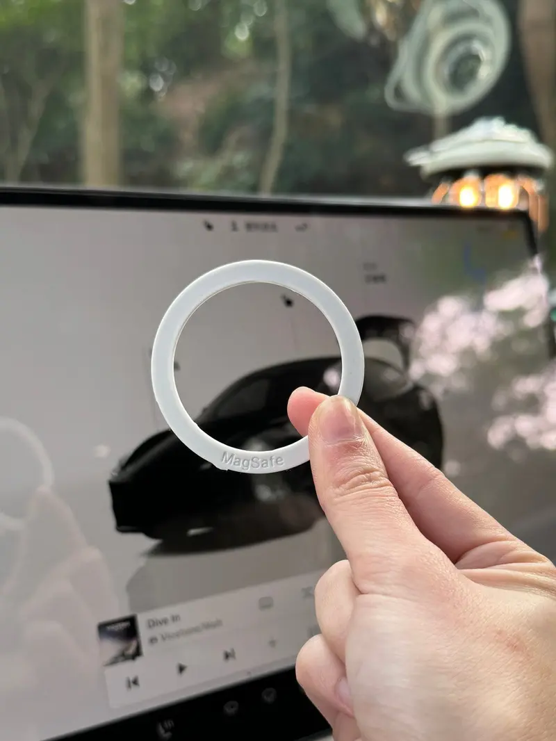 Tesline Anneau métal adhésif MagSafe