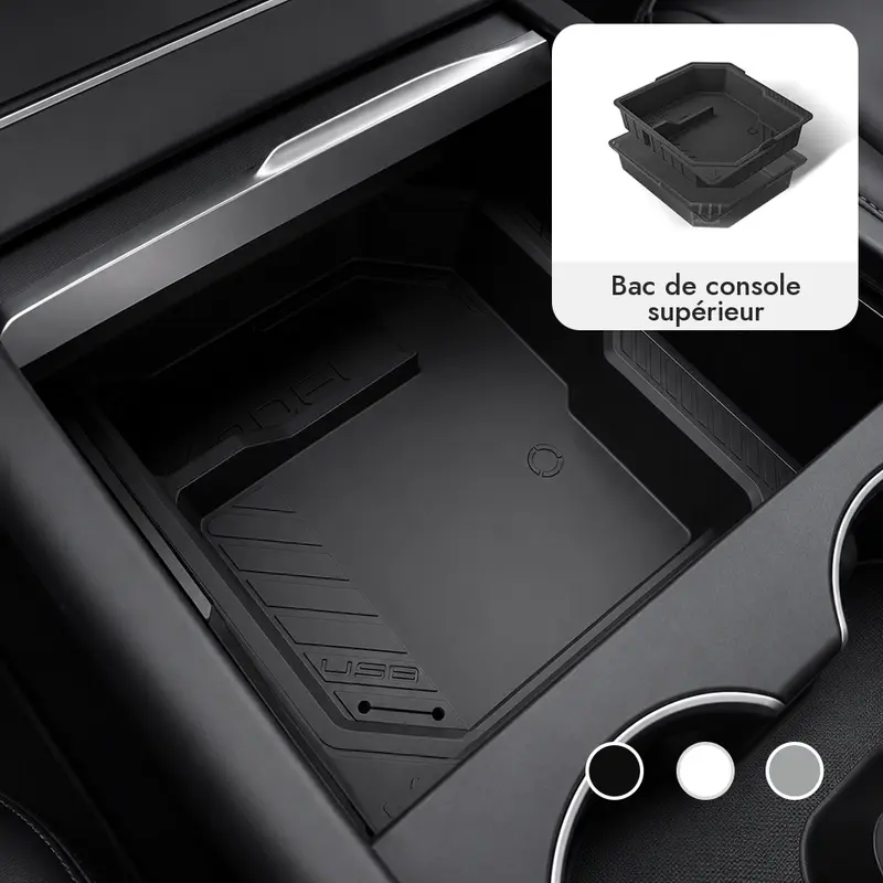 Tesline Bac de console — Model 3 · Model Y