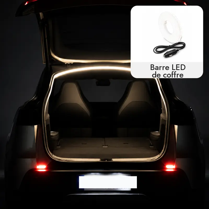 Tesline Barre lumineuse de coffre — Model 3 · Model Y Juniper · Model Y L