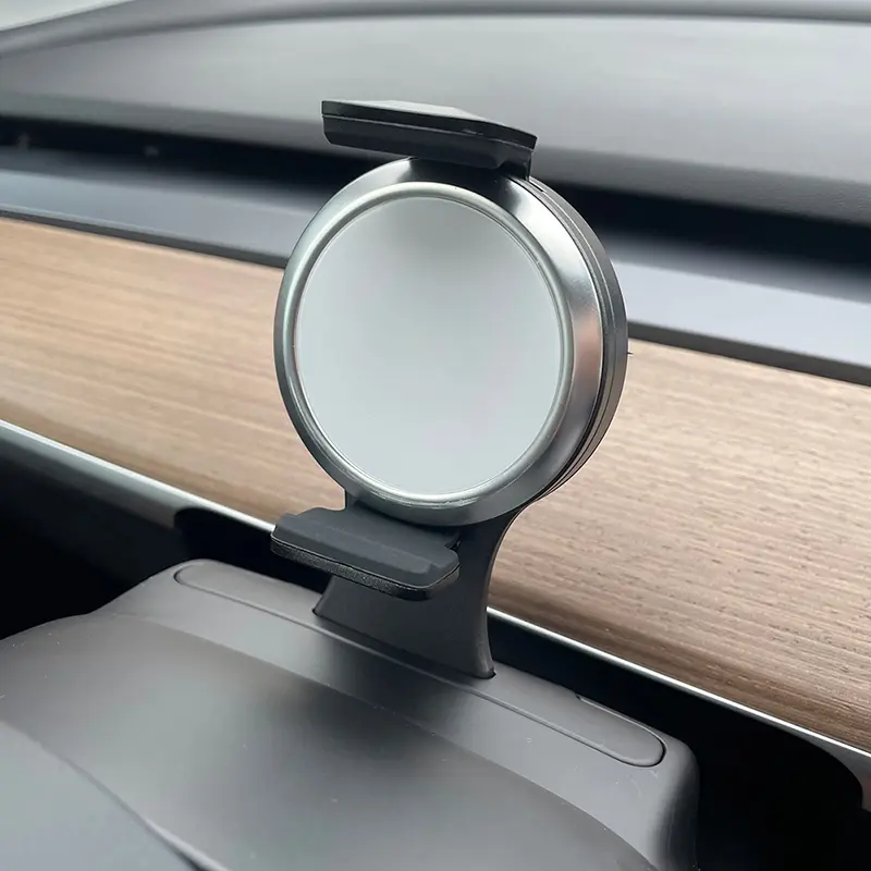 Tesline Chargeur sans fil derrière le volant — Model 3 · Model Y
