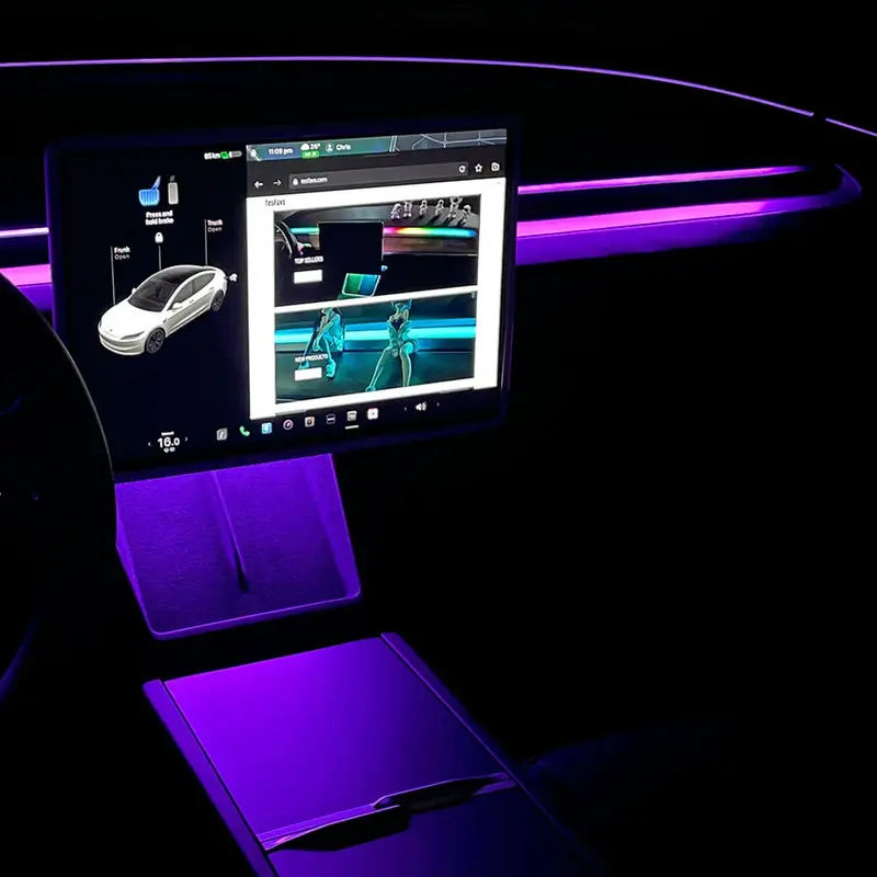 Tesline Éclairage d'ambiance — Model 3 Highland