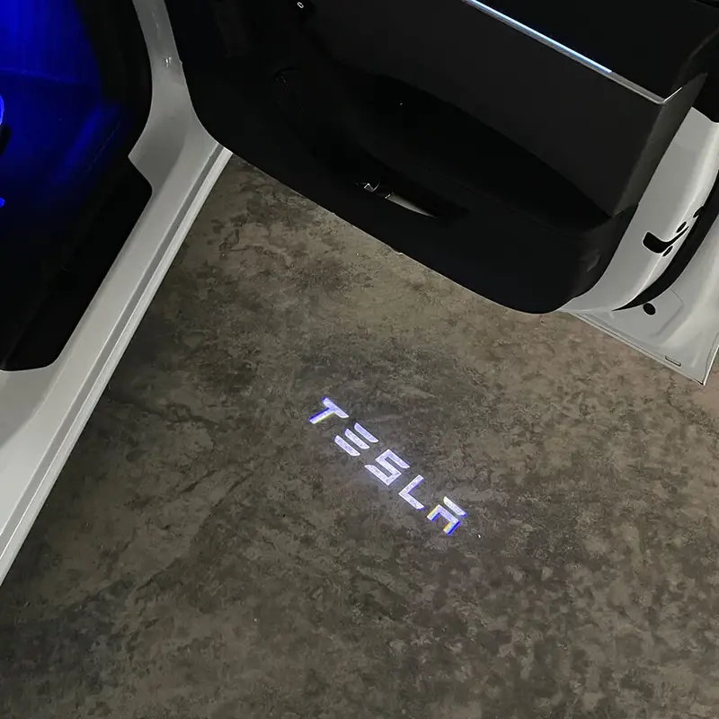 Tesline Projecteurs de logo au sol — Model 3 · Model Y
