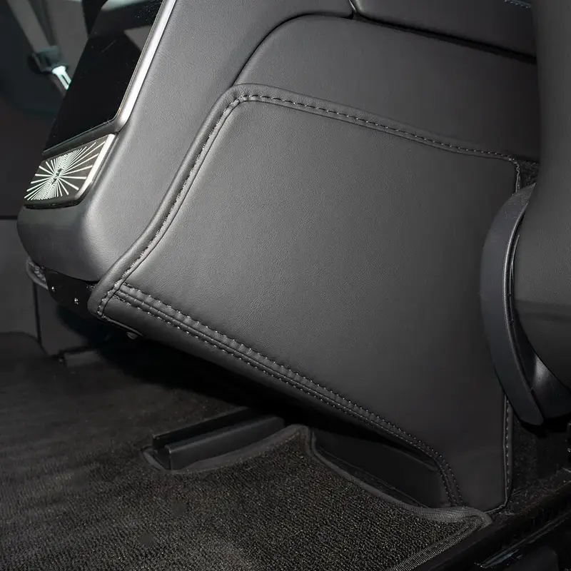 Tesline Protection arrière de console cuir — Model 3 Highland