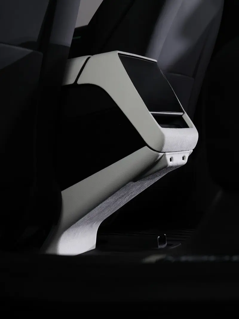 Tesline Protection arrière de console suède – Model 3 et Y (2024+)