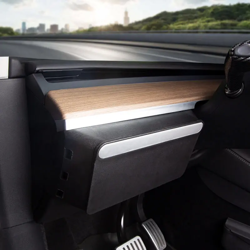 Tesline Rangement éclairé côté conducteur — Model 3 · Model Y