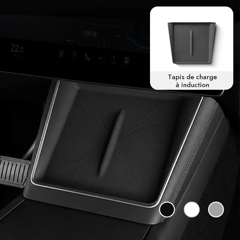 Tesline Tapis de charge à induction — Model 3 · Model Y