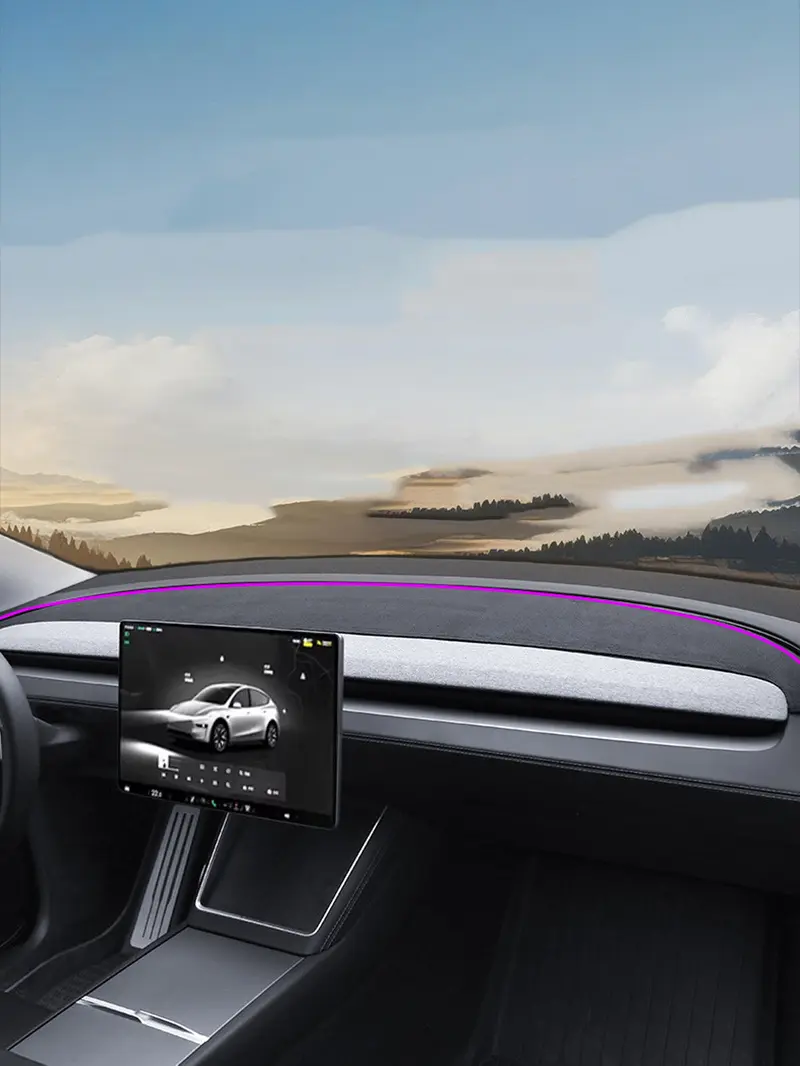 Tesline Tapis pare-soleil de console centrale – Model 3 et Model Y