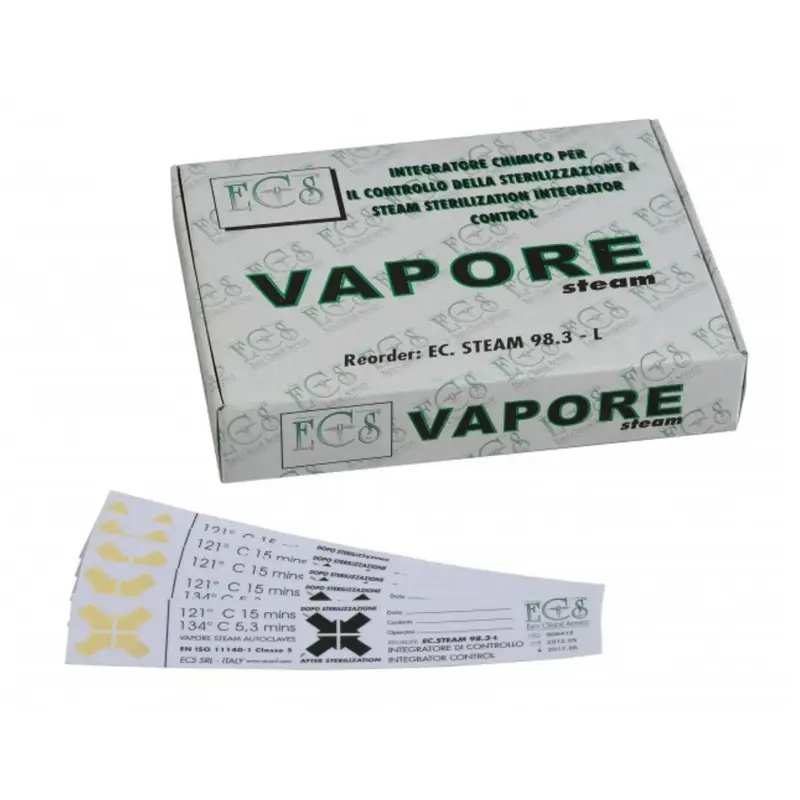 Tests de stérilisation VAPORE - Boîte de 250 indicateurs