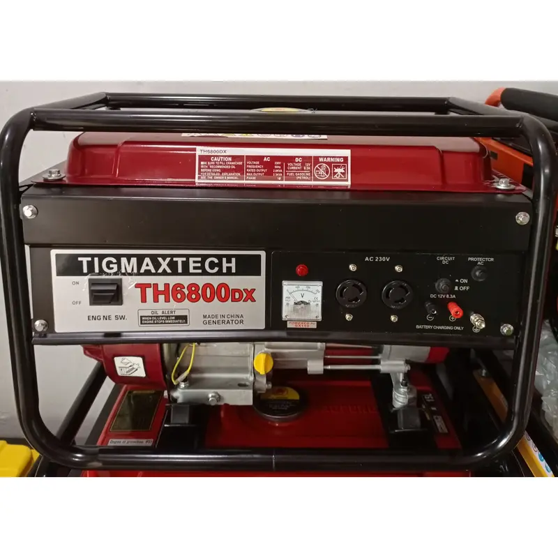 TIGMAXTECH TH6800DX 2.3KVA Manual Petrol Generator