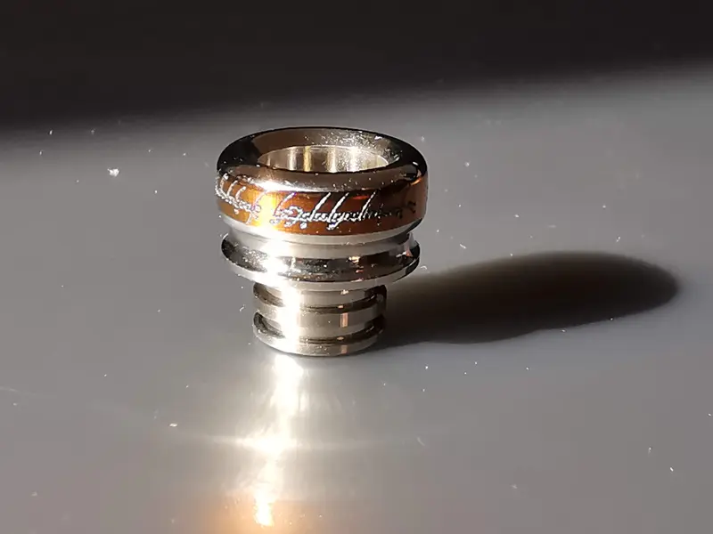 Titanium 510 Drip Tip LOTR Edition by Laser Custom Vap #1