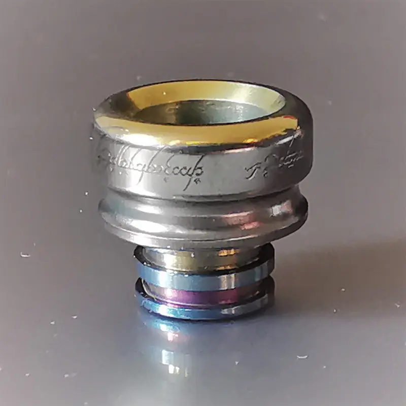 Titanium 510 Drip Tip LOTR Edition by Laser Custom Vap #8