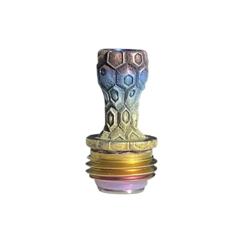 Titanium Boro Drip Tip - COLORED DIAMONDS