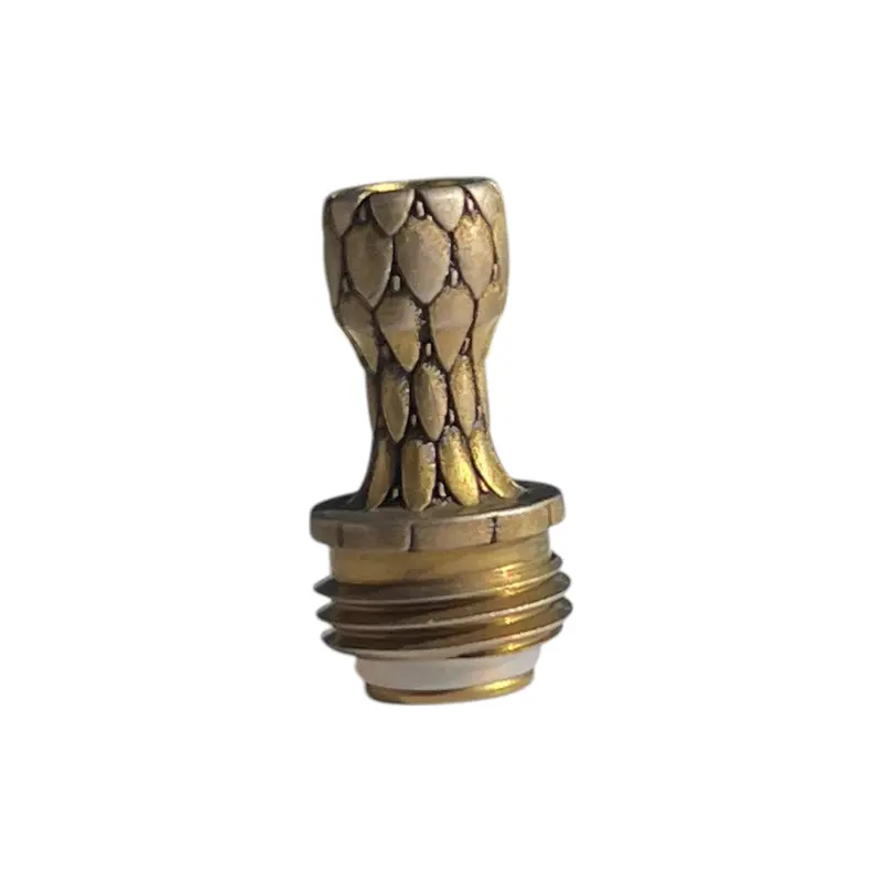 Titanium Boro Drip Tip - GOLDEN PALMS