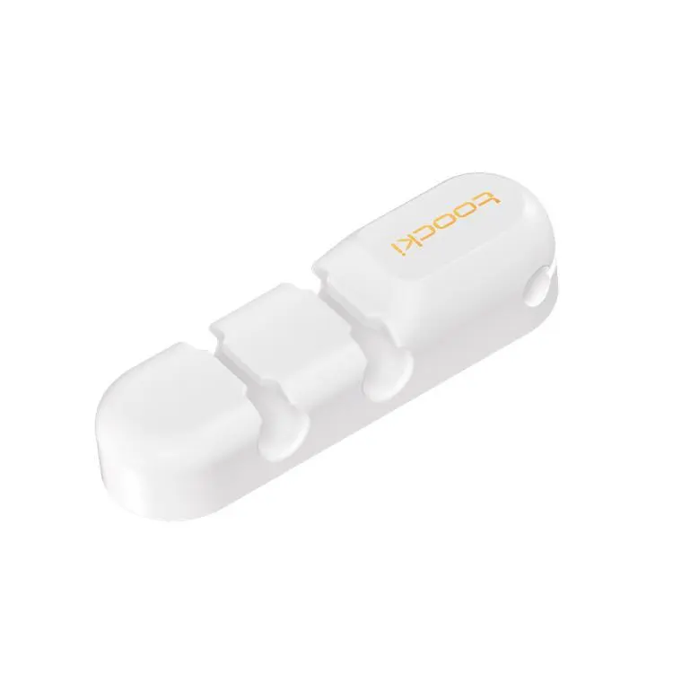 Toocki Silicone Cable Organizer Self-Adhesive Desktop Cord Holder Clips Desk Wire Management, Spec
