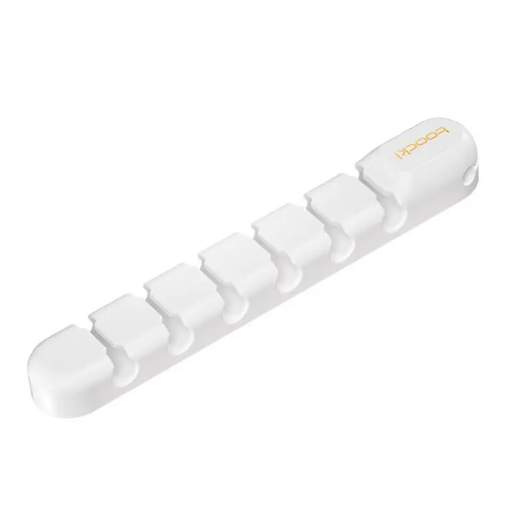 Toocki Silicone Cable Organizer Self-Adhesive Desktop Cord Holder Clips Desk Wire Management, Spec