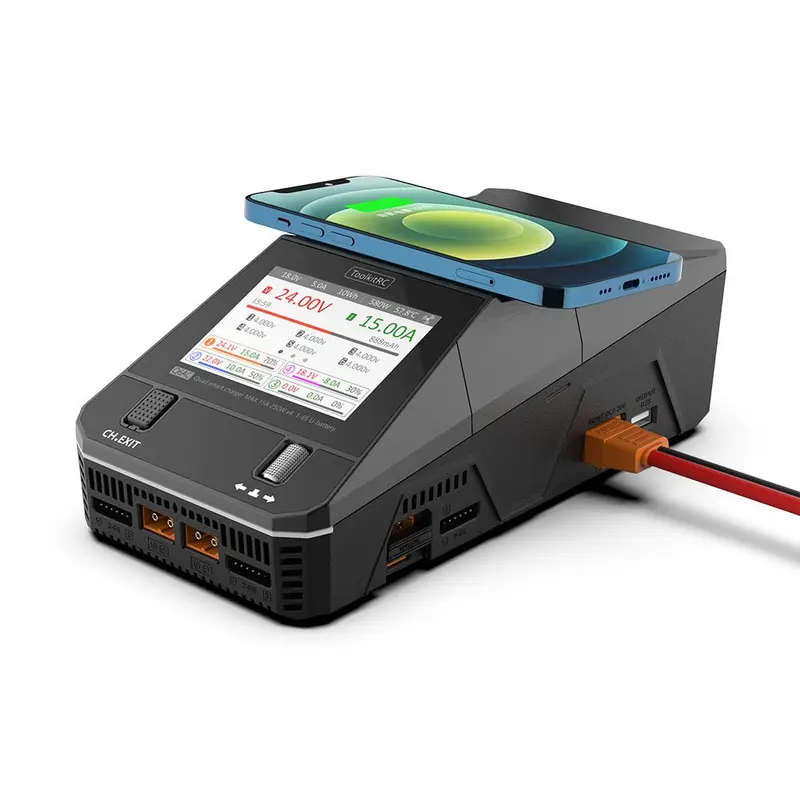 ToolkitRC Q6AC 1000W 1-6S Quad Channel AC/DC Smart-Ladegerät