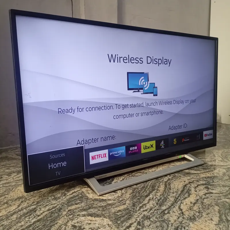 Toshiba 43 Inch Smart 4K UHD HDR LED TV (Built-in WiFi, Miracast) - Foreign Used
