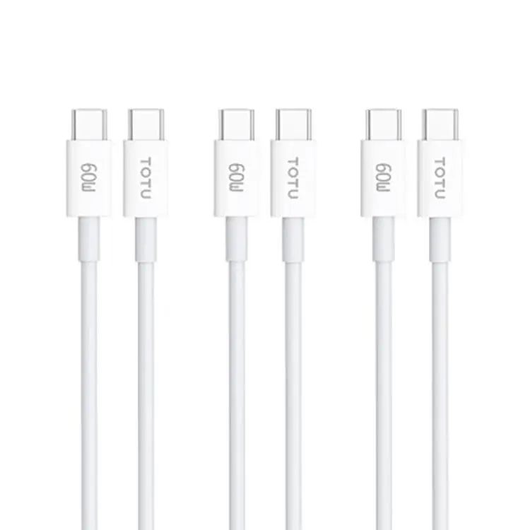 TOTU GTZB01-CC Series PD60W Type-C to Type-C Data Cable Set, Length