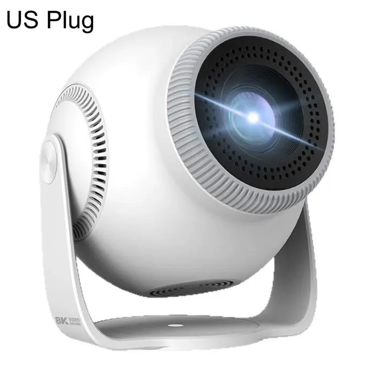 TP360 Android 14 Rotatable Mini Smart Projector Portable Home Theater Projector(US Plug)