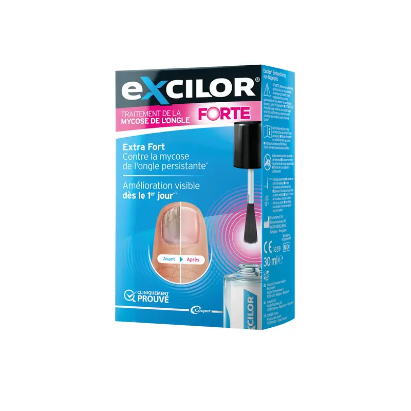Traitement de la mycose de l'ongle Extra fort- 30 ml - Excilor Forte