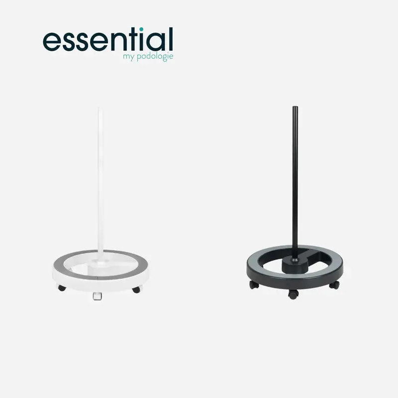 Trépied pour Lampe loupe Élégante - Blanc ou Noir - Essential by My Podologie
