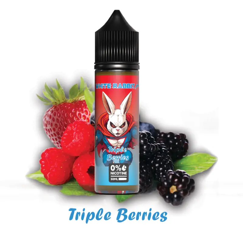 Triple Berrie - White Rabbit 50ml