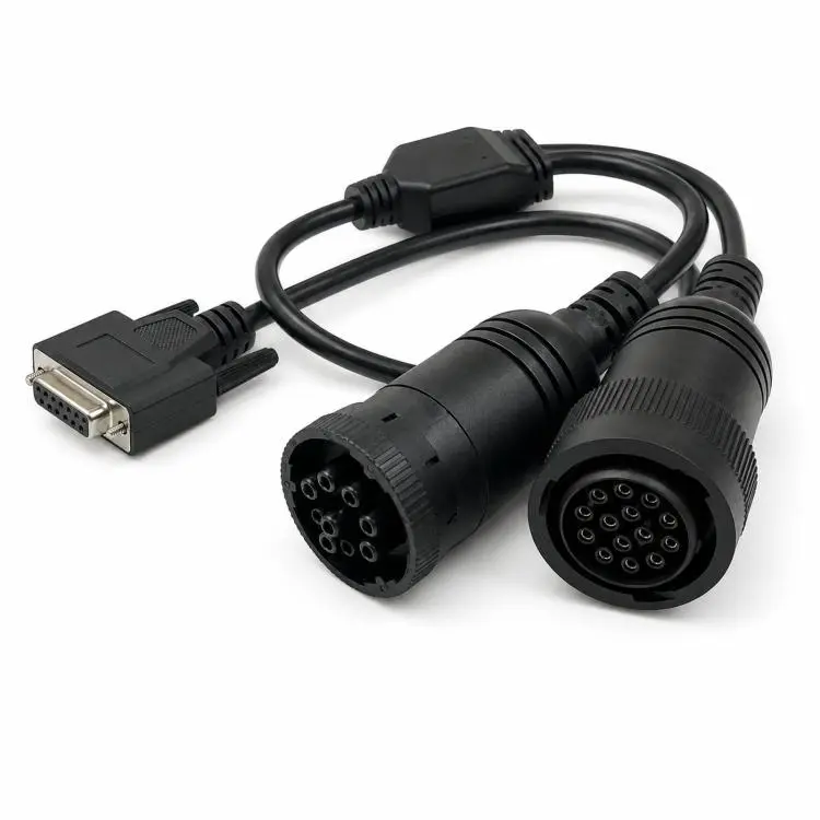 Truck Diesel ET4 Diagnostic Cable 457-6114 For Caterpillar / Cummins / Deutsch Interfaces