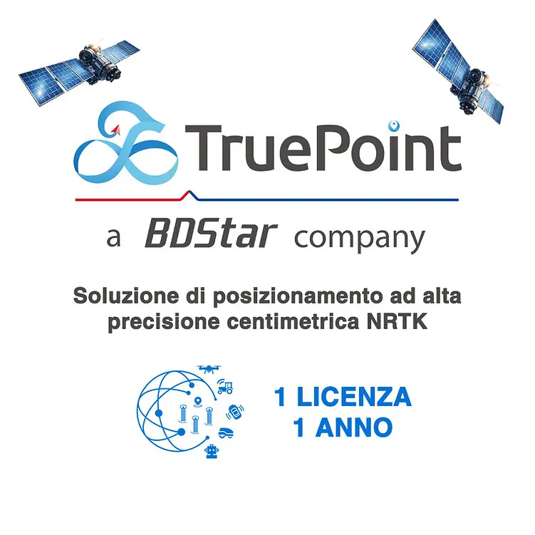TruePoint CM - Correzione NRTK Unlimited Full GNSS - 1 ANNO