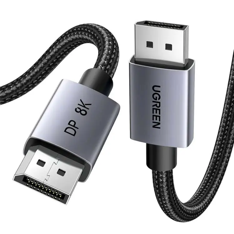 UGREEN DP120 Braided Nylon Cord DisplayPort 1.4 Cable, Length