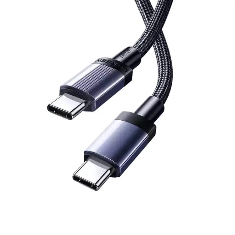 UGREEN L532 65907 1m PD 3.1 240W Fast Charging Type-C to Type-C Nylon Braided Data Cable