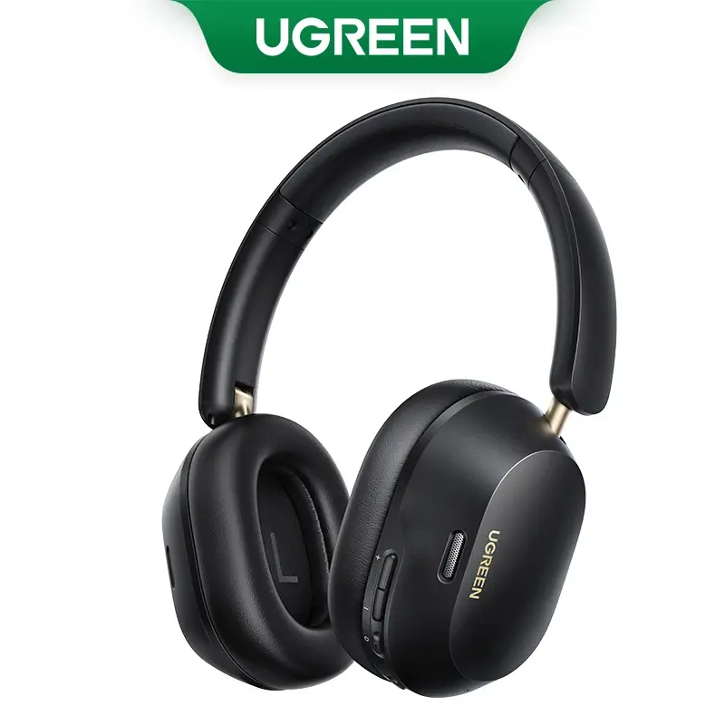 UGREEN Max5c Wireless ANC Headphones – 43dB Noise Cancellation, LDAC Hi-Res Audio, 75H Battery
