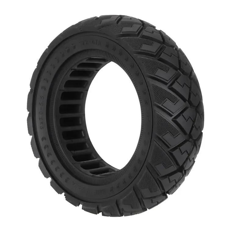 ULIP 9x3.0-5.5 Electric Scooter Solid Tire For Kukirin G2 Pro Off-Road Diamond Tread Replacement Tire(Black)