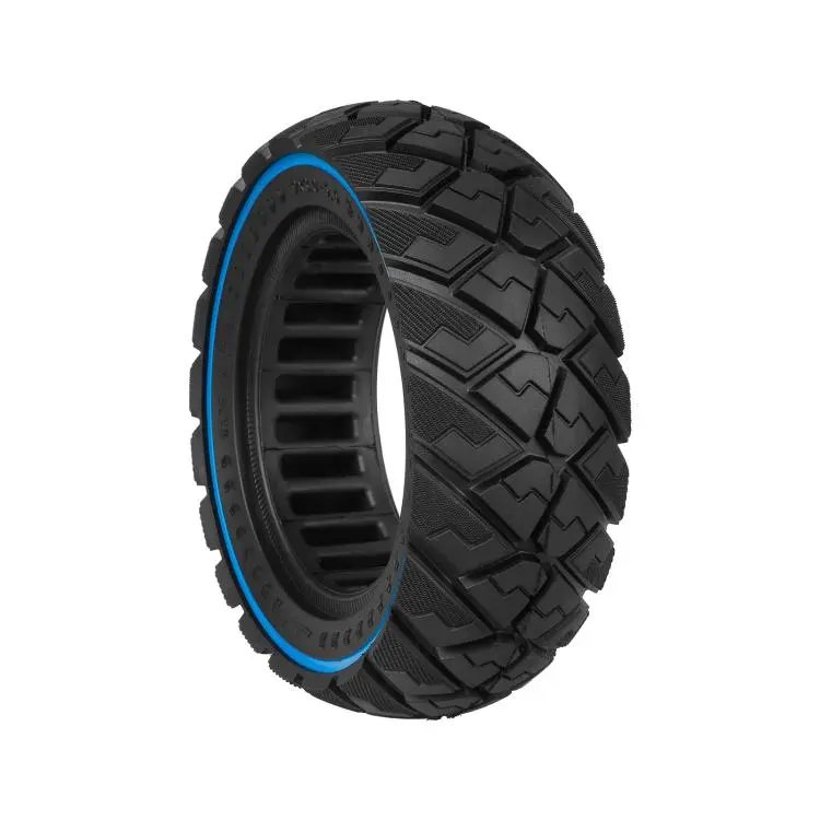 ULIP 9x3.0-5.5 Electric Scooter Solid Tire For Kukirin G2 Pro Off-Road Diamond Tread Replacement Tire(Blue Line)