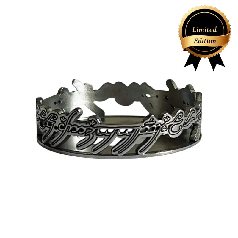 ULTIMATE TITANIUM RING - LOTR - 22mm