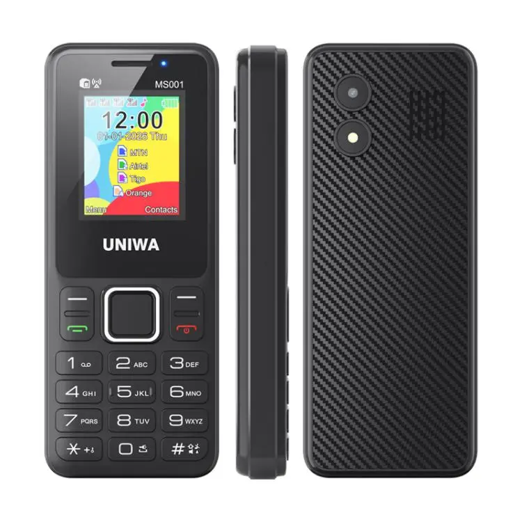 UNIWA MS001 Keypad Phone, 1.77 inch Spreadtrum SC6531CA, Network
