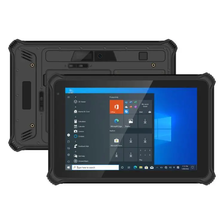 UNIWA WinPad W109 Rugged Tablet PC, 4GB+64GB, 10.1 inch Windows 10 Home Intel Cherry Trail Z8350, Network