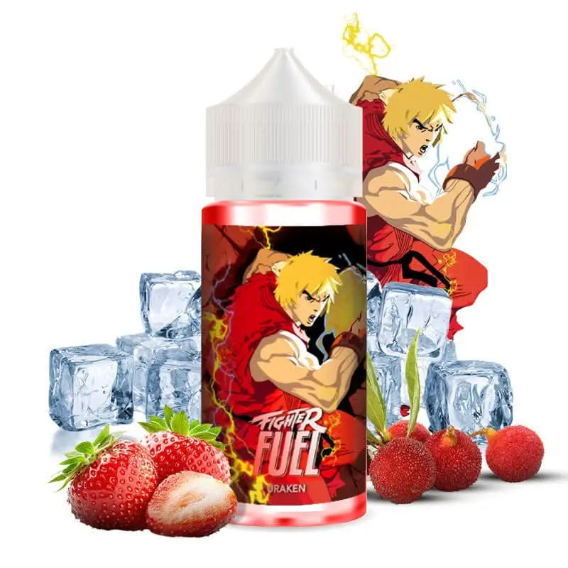Uraken 100ml Fighter Fuel - Fraises & Arbouse