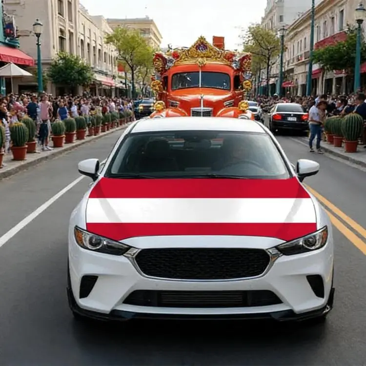 USA-Canada-Mexico World Cup Cheering Flag Dustproof Car Cover, Specification