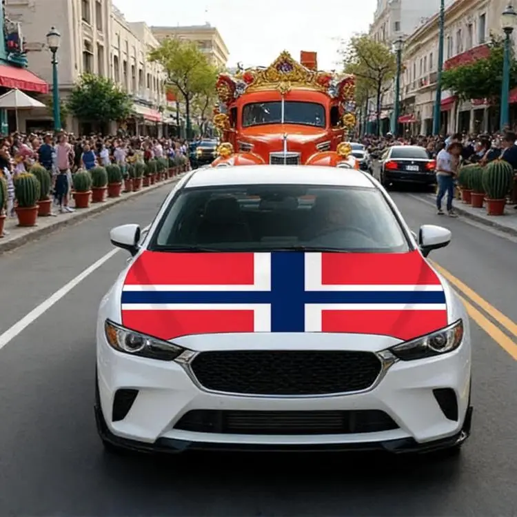 USA-Canada-Mexico World Cup Cheering Flag Dustproof Car Cover, Specification